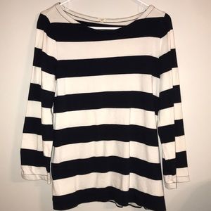 Long Sleeve J. Crew Maritime Boatneck Tee